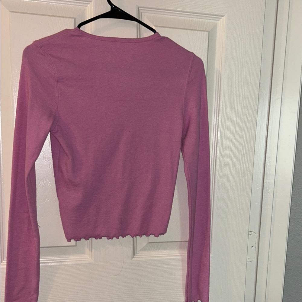 Barbie Logo Pink Long Sleeve Top - Picture 5 of 5